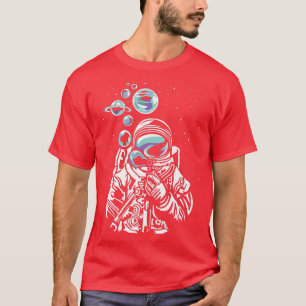 Space Astronaut Planetary Systems Space Astronomy  T-Shirt