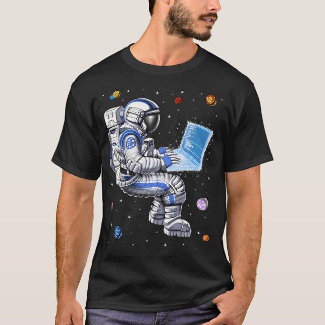 Space Astronaut Programmer T-Shirt (Front)