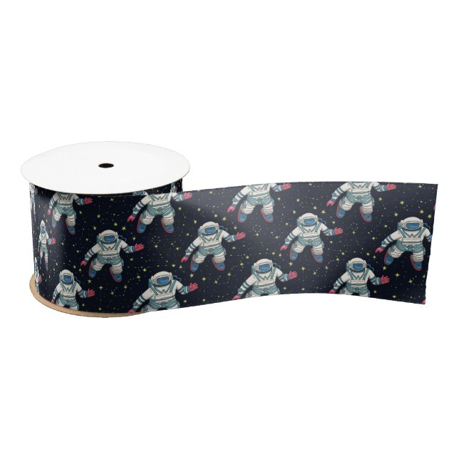 Space Astronaut Satin Ribbon (Spool)