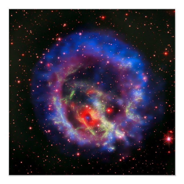 Space, astronomy, supernova, galaxy, NASA, star Poster (Front)