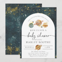 Space Baby Shower Invitation | Space Baby Shower