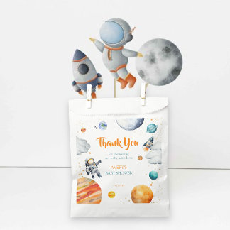 Space Baby Shower Thank You Rocket Planet Favour Bags