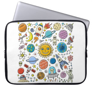 Space Background. Planets of the solar system. Roc Laptop Sleeve