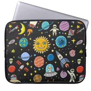 Space Background. Planets of the solar system. Roc Laptop Sleeve