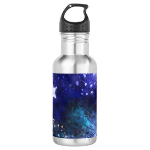 Space Background with Stars 532 Ml Water Bottle