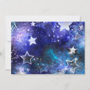 Space Background with Stars Advice Card