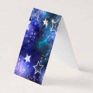 Space Background with Stars Business Card