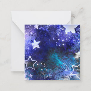 Space Background with Stars Card