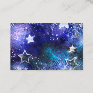 Space Background with Stars Discount Card