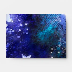 Space Background with Stars Envelope
