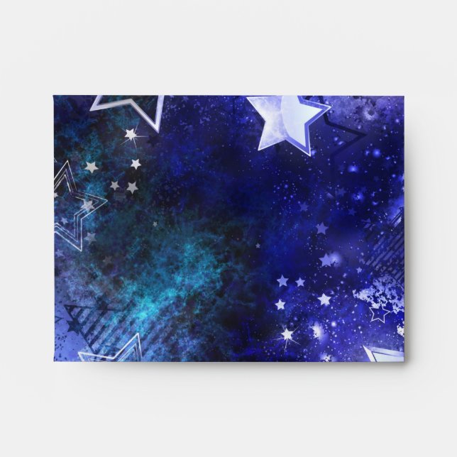 Space Background with Stars Envelope (Front)
