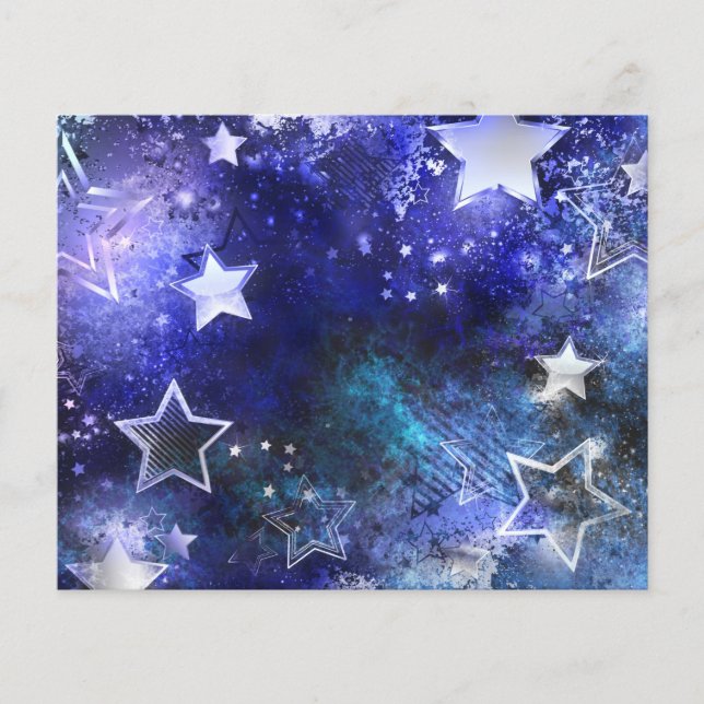 Space Background with Stars Flyer (Front)