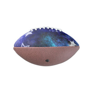 Space Background with Stars Football