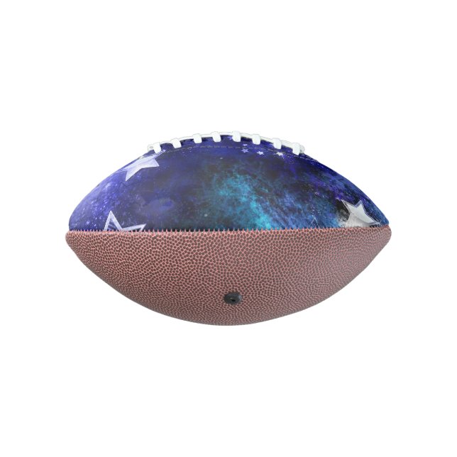 Space Background with Stars Football (Rotated 270)