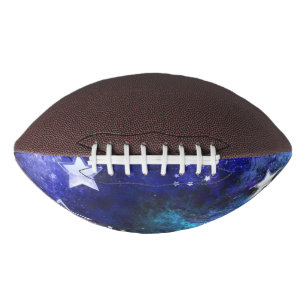 Space Background with Stars Football