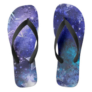 Space Background with Stars Jandals