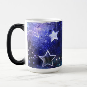 Space Background with Stars Magic Mug
