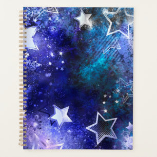 Space Background with Stars Planner