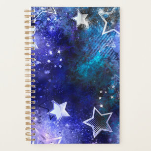 Space Background with Stars Planner