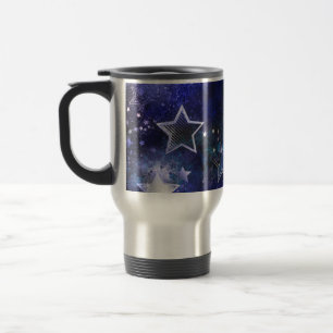 Space Background with Stars Travel Mug