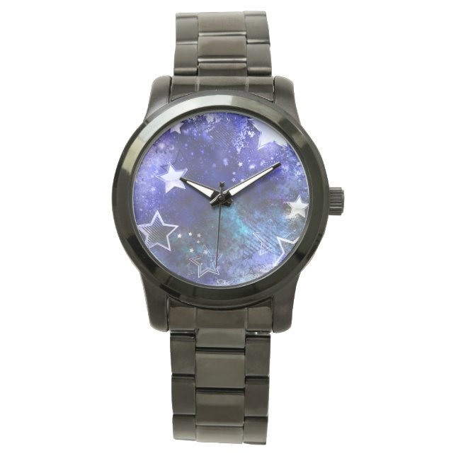Space Background with Stars Watch (Front)