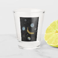Space Banana Shot Glass