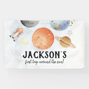 space banner, outer space banner