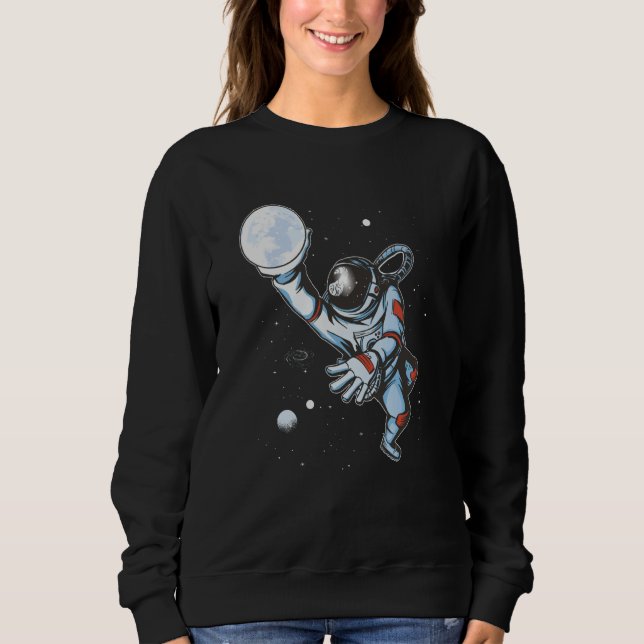 Space Basketball Astronaut Sweatshirt (Front)