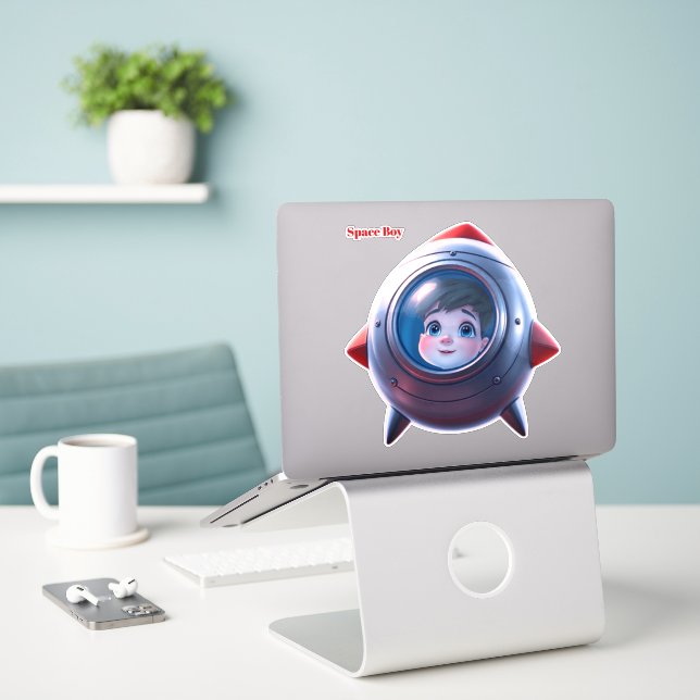 SPACE BOY  (Laptop On Desk)