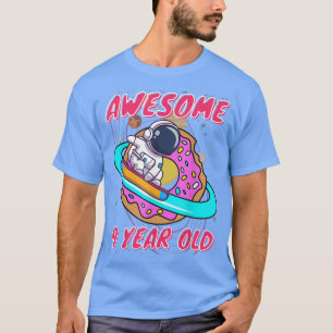 Space Boy Astronaut Awesome at 9 Years Old Birthda T-Shirt