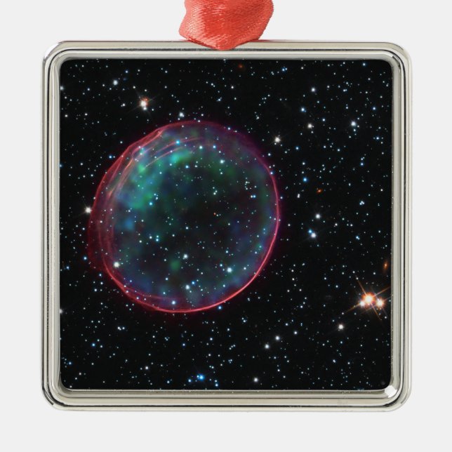 Space Bubble Metal Tree Decoration (Front)