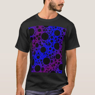 Space Bubble Spots - Blue/Purple T-Shirt