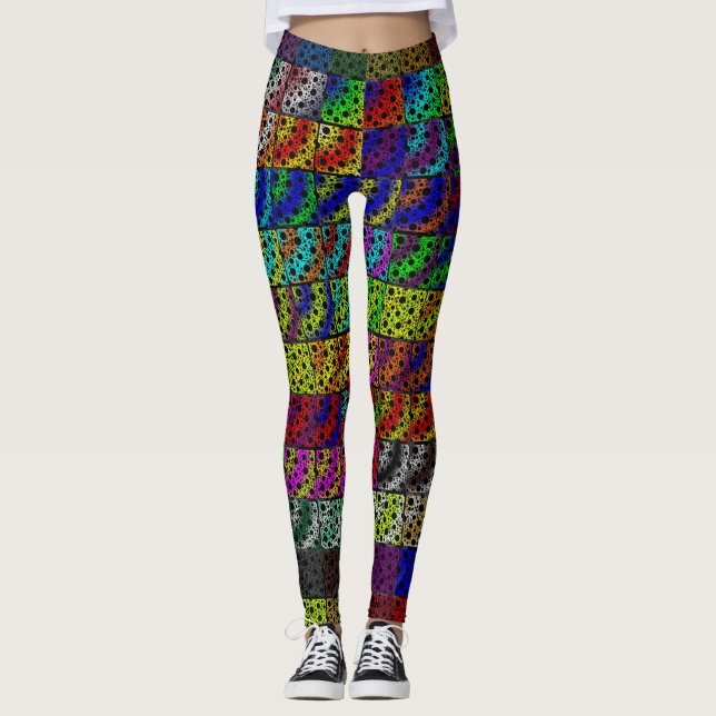 Space Bubble Spots Collection Leggings (Front)