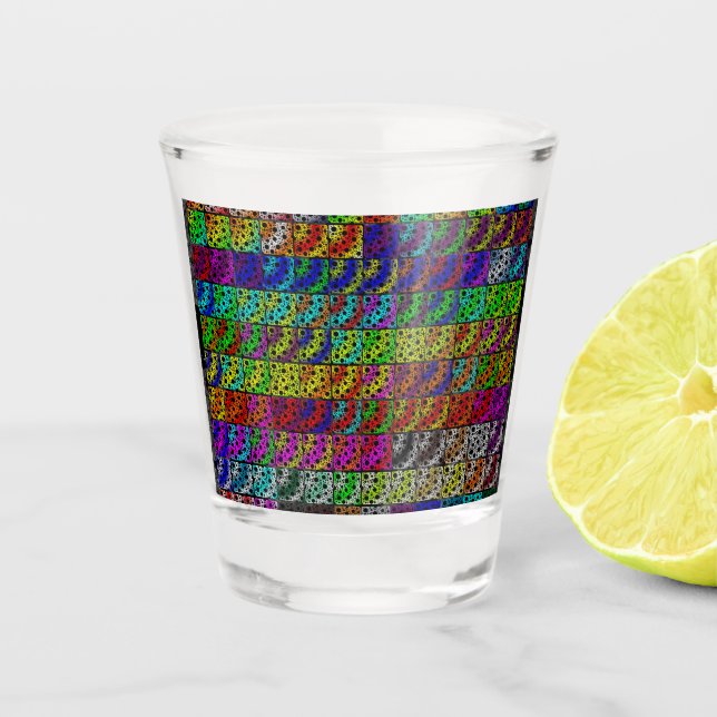 Space Bubble Spots Collection Shot Glass (Front)