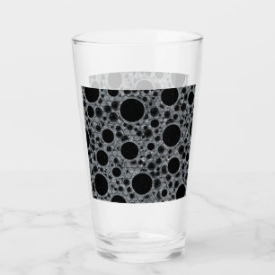 Space Bubble Spots - Glitter Silver Glass