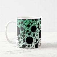 Space Bubble Spots - Green/White/Orange