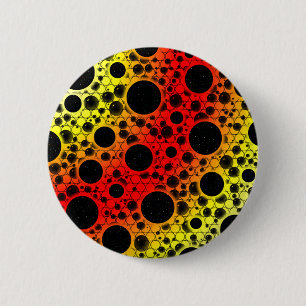 Space Bubble Spots - Heat WYR 6 Cm Round Badge
