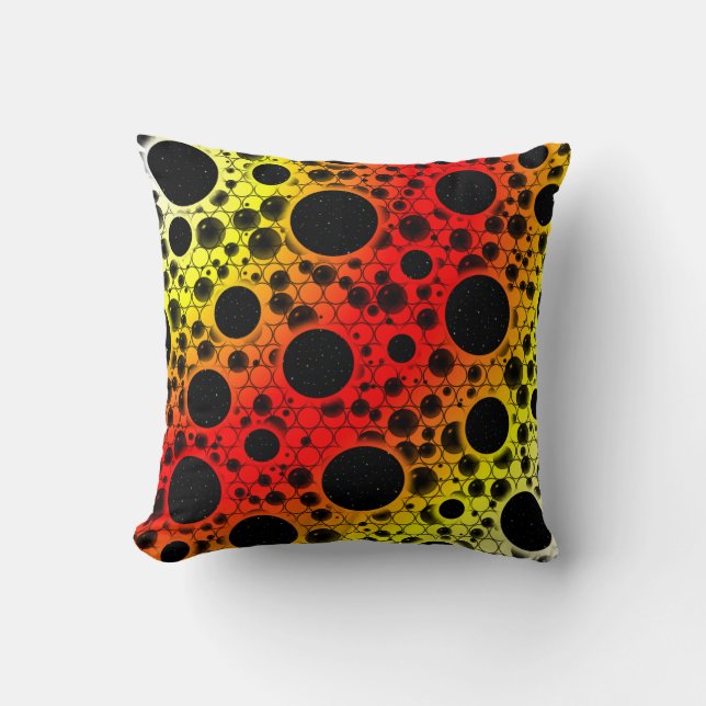 Space Bubble Spots - Heat WYR Cushion (Front)