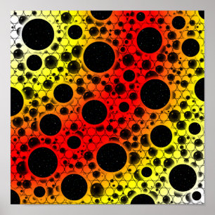Space Bubble Spots - Heat WYR Poster