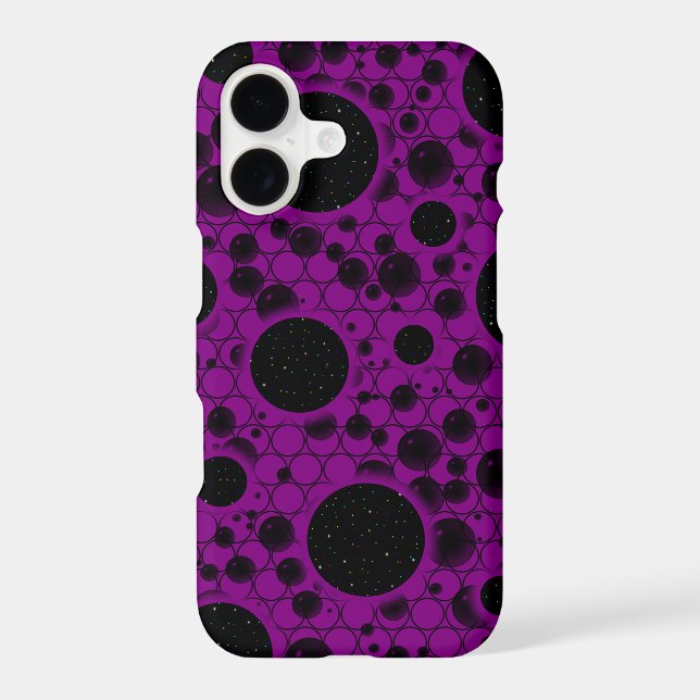 Space Bubble Spots - Purple (Back)