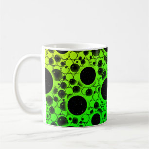 Space Bubble Spots - Rainbow OYGBP Coffee Mug