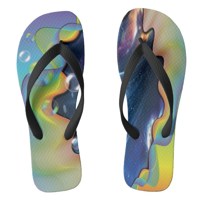 Space Bubbles Jandals (Footbed)