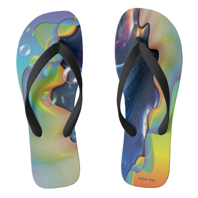 Space Bubbles Jandals (Footbed)
