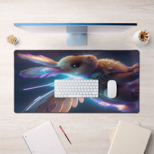 Space Bunny Desk Mat