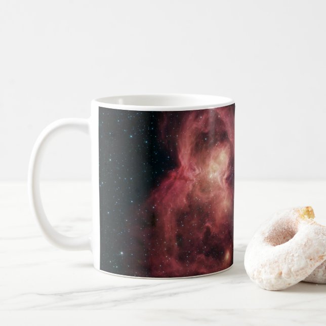 Space Butterfly Nebula Coffee Mug (With Donut)
