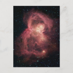 Space Butterfly Nebula Postcard
