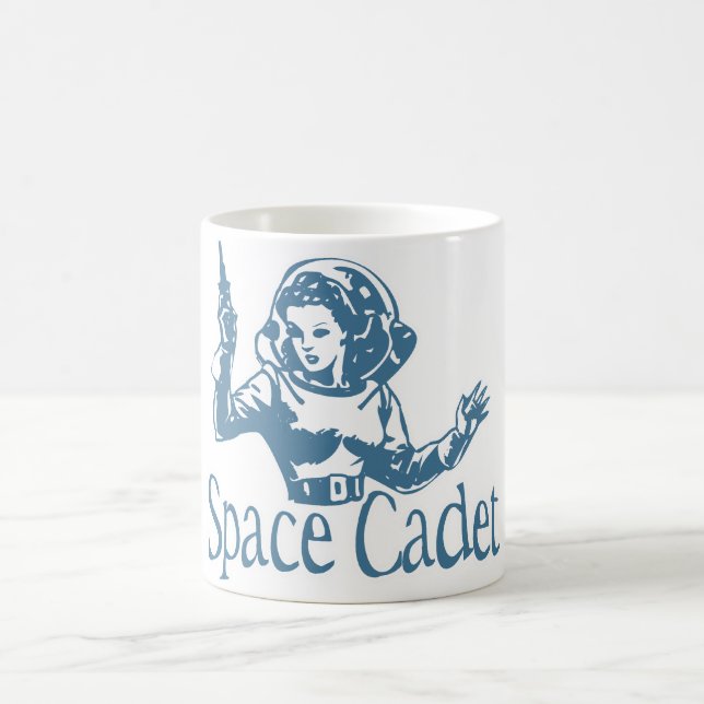 Space Cadet Blue Magic Mug (Center)