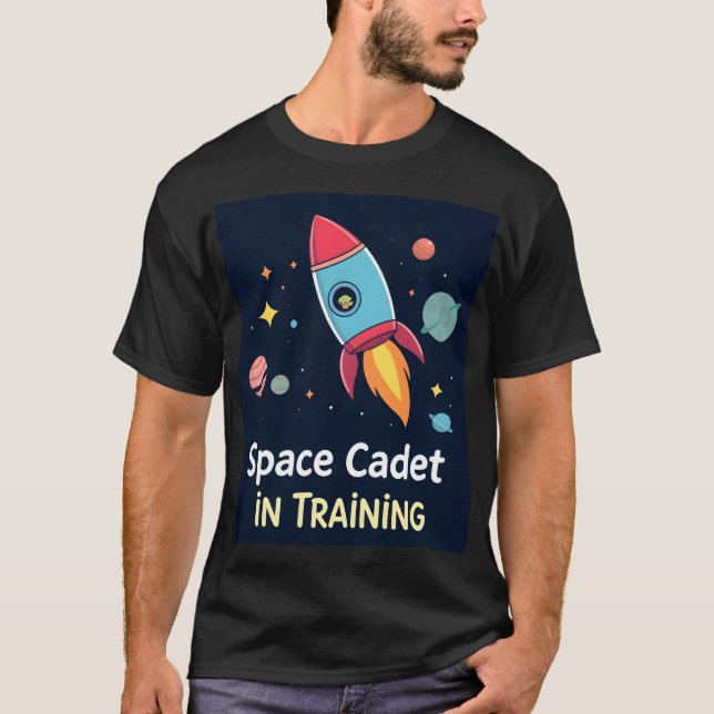 Space Cadet in Training T-Shirt (Front)