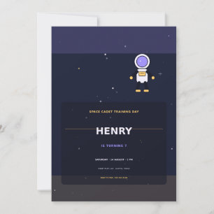 Space Cadet Invitation