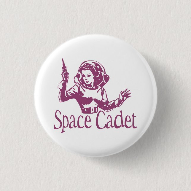 Space Cadet Pink 3 Cm Round Badge (Front)